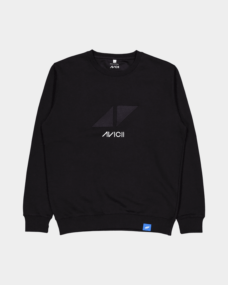 Avicii Core Black Tonal Sweatshirt Avicii Official Merchandise