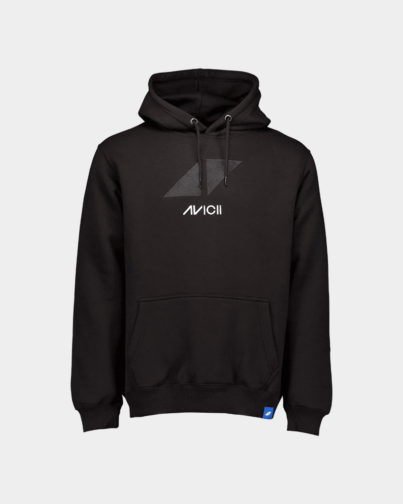 Avicii Core Tonal Black Hoodie - Avicii Official Store