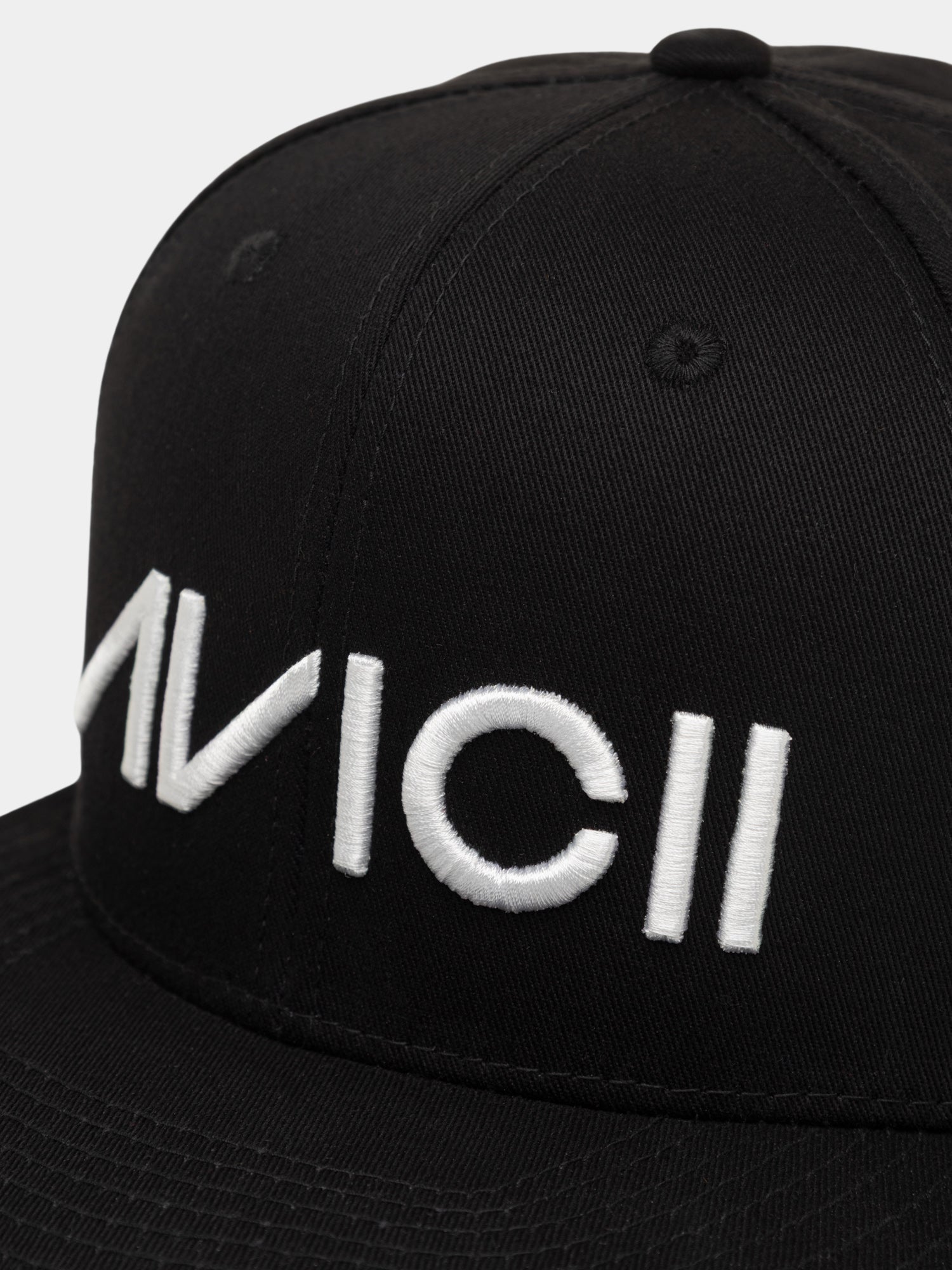 Avicii Original White Logo Black Cap – Avicii Official Merchandise