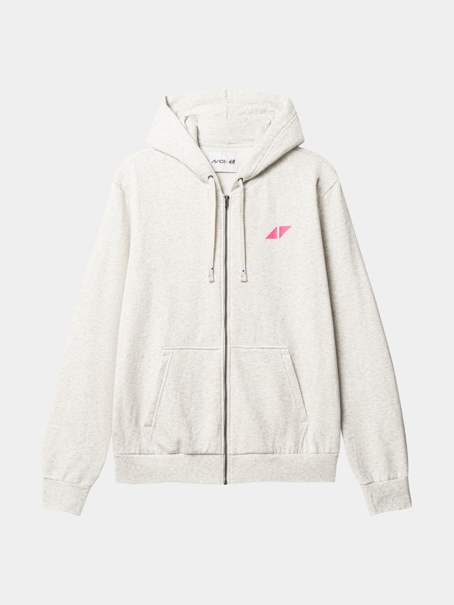 H&M orginal - Zip Hood Grey/Pink – Avicii Official Merchandise