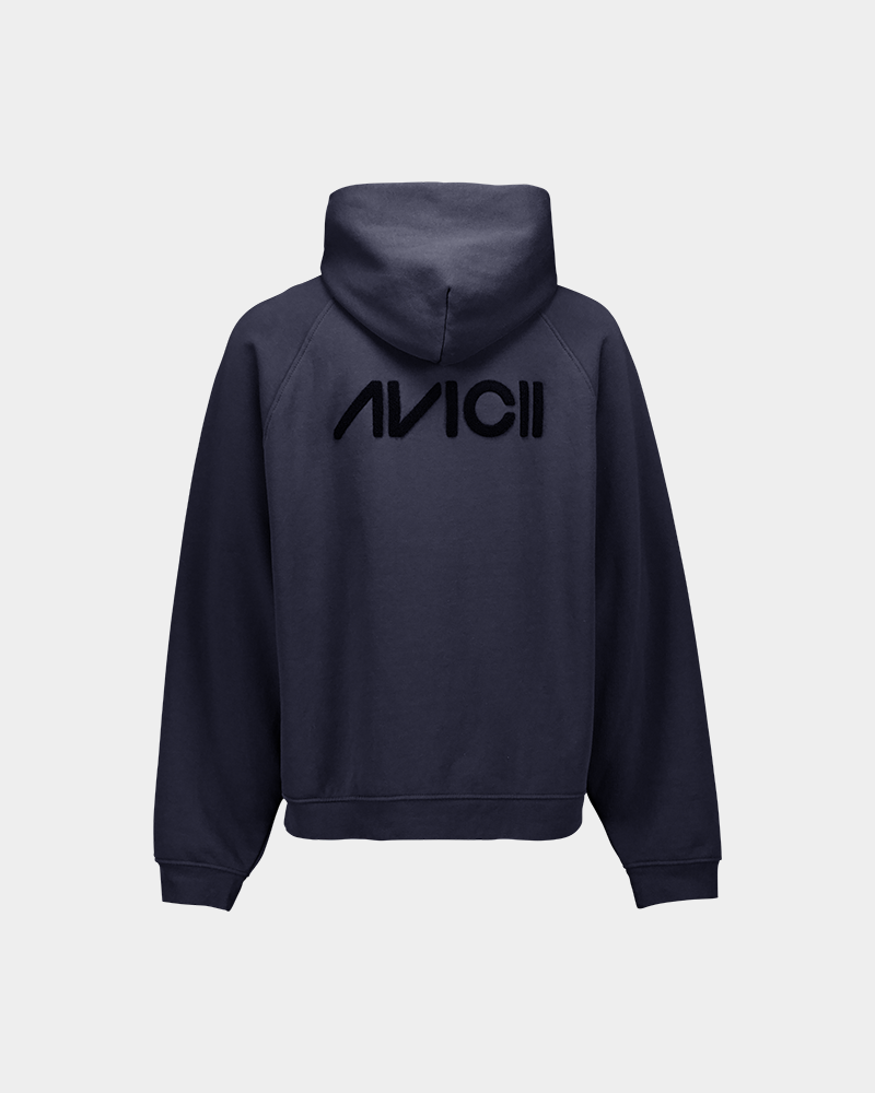 Avicii Oversized Charcoal Hoodie