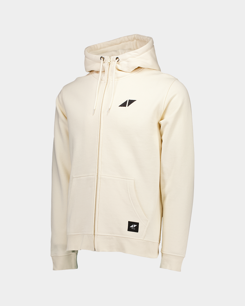 Avicii Stories Zip Hood Off White