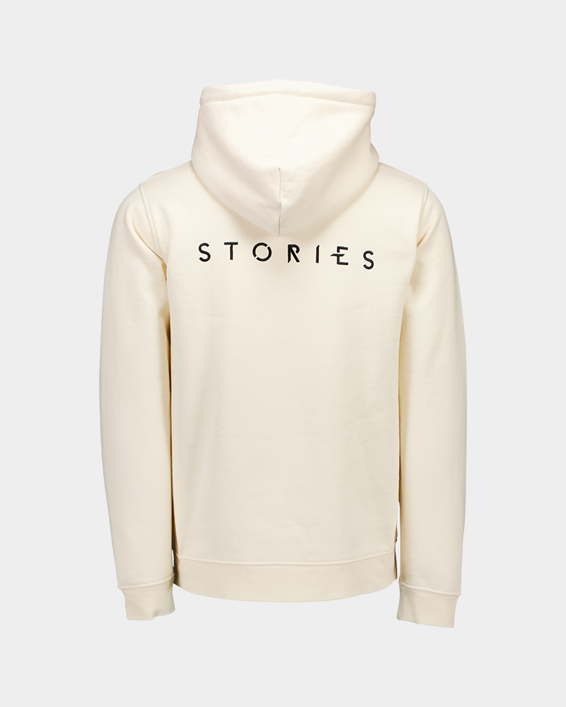 Avicii Stories Zip Hood Off White
