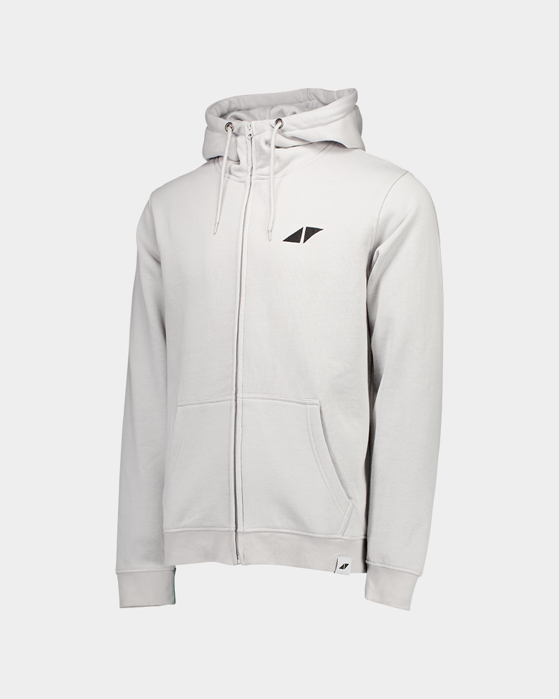 Avicii Zip Hood Soft Grey