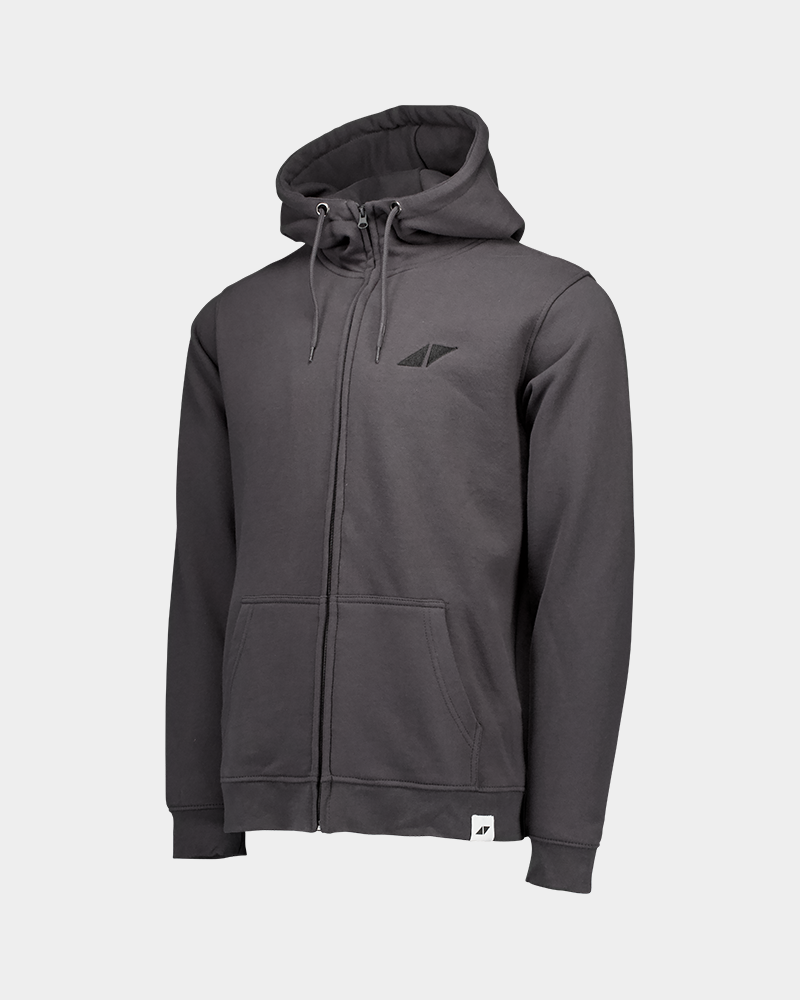 Avicii Zip Hood Charcoal