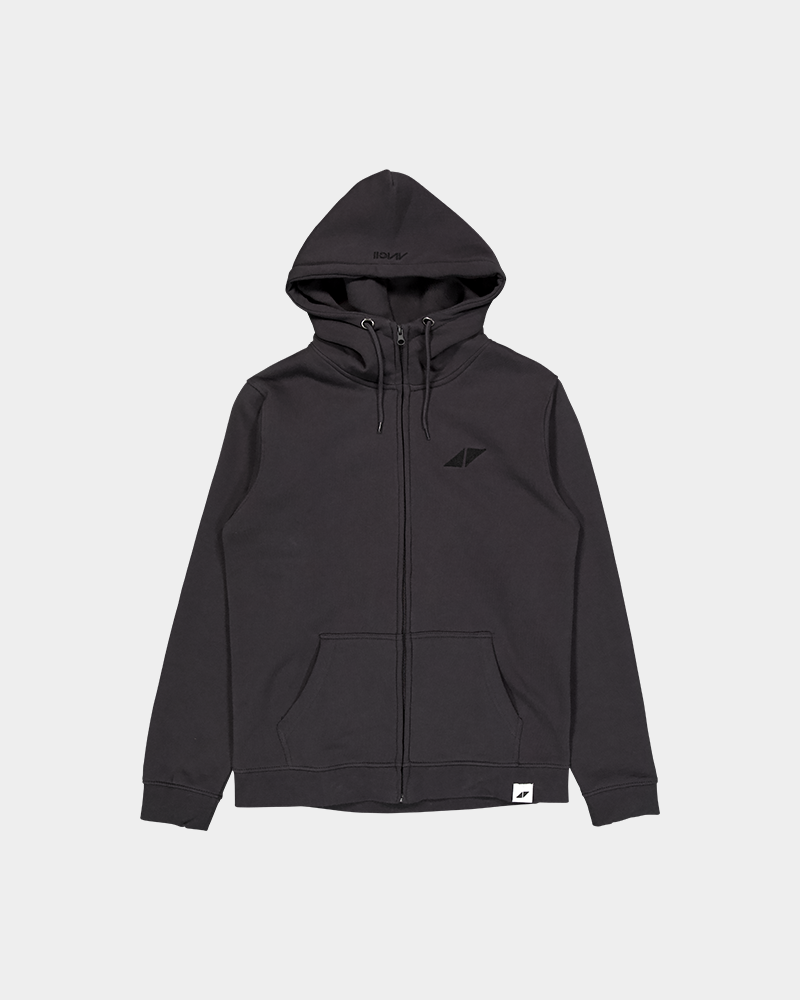 Avicii Zip Hood Charcoal
