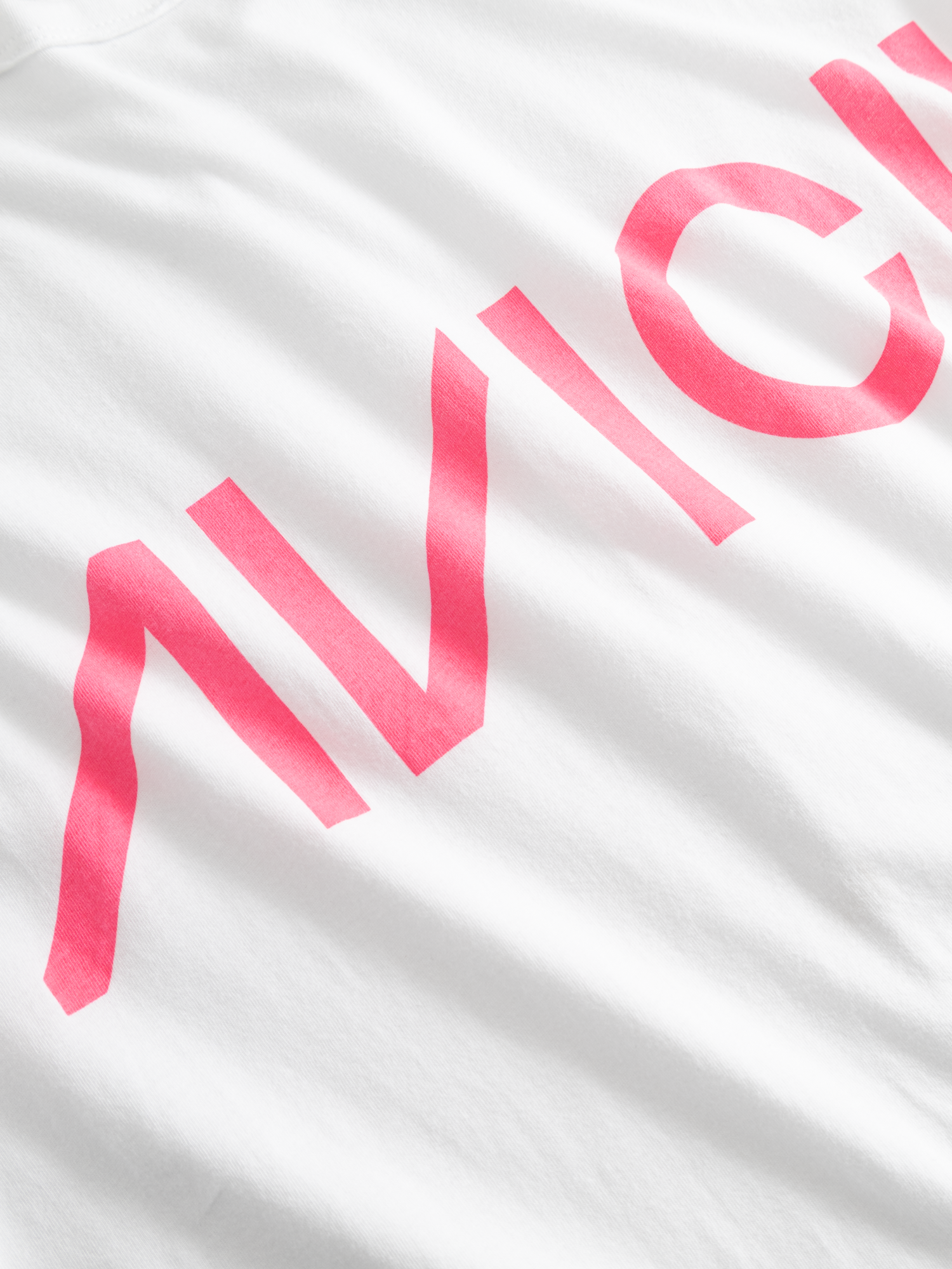 H&amp;M original - Avicii Tall Tee White/Pink